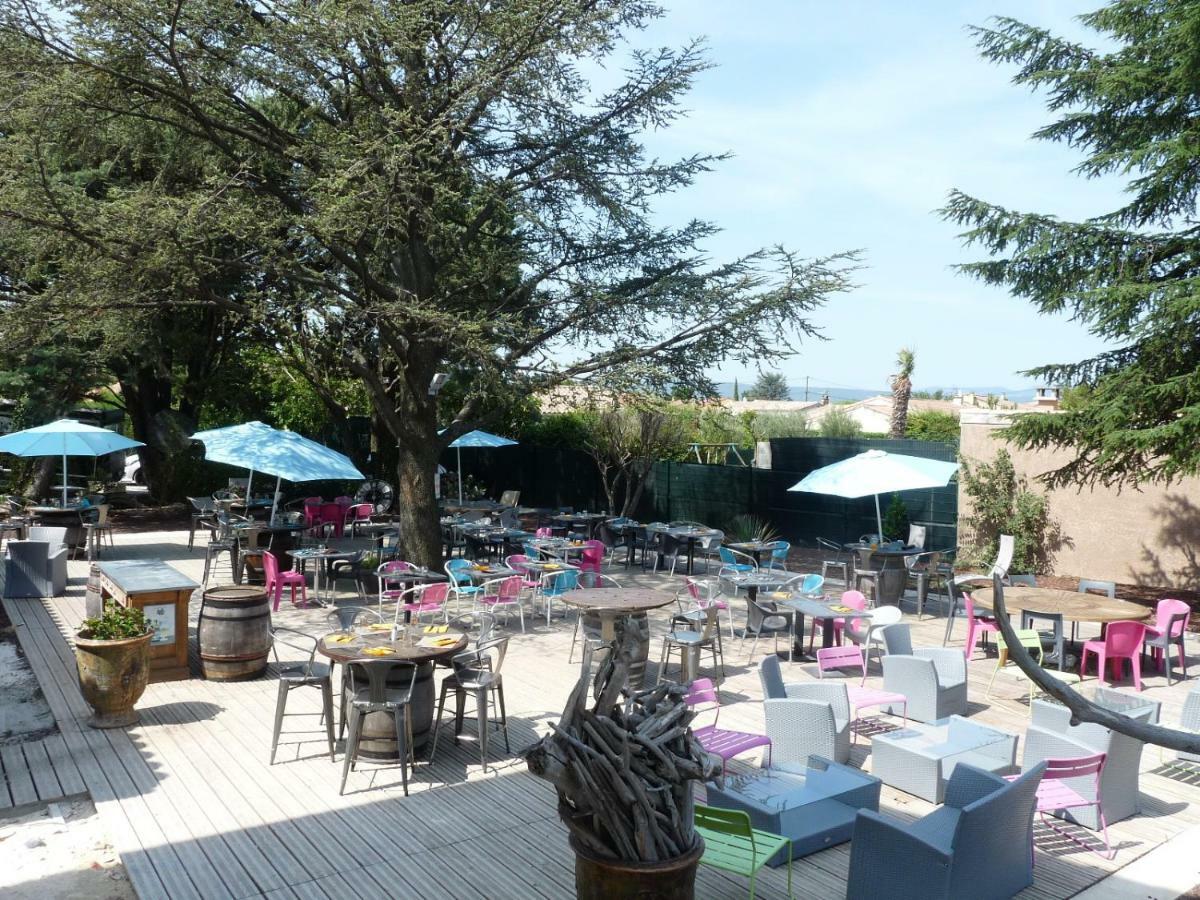 L'Horloge Gourmande Hotel Donzère Exterior foto